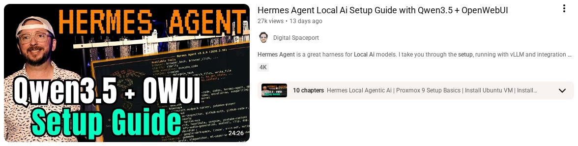 Hermes Agent Local Ai Setup Guide with Qwen3.5 + OpenWebUI